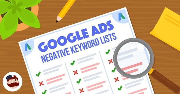 Graphics of Google Ads Negative Keyword List