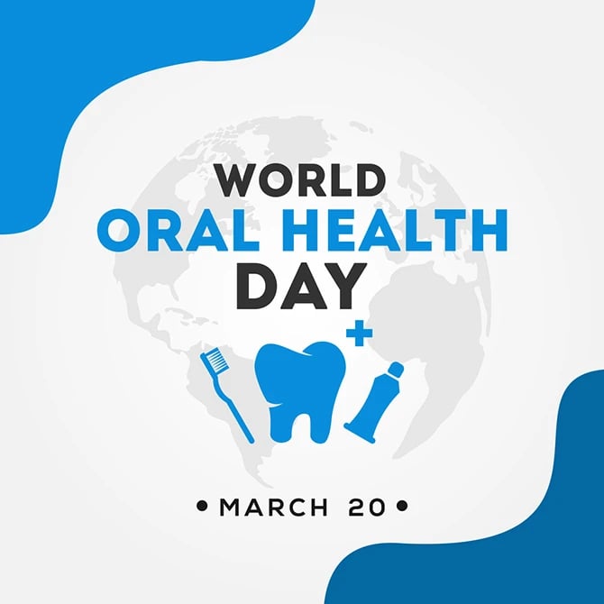 Graphics of World Oral Health Day