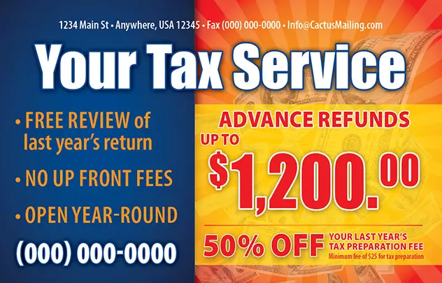 Effective_Accounting_Tax_Service_Marketing_Postcard_Example_4_Front