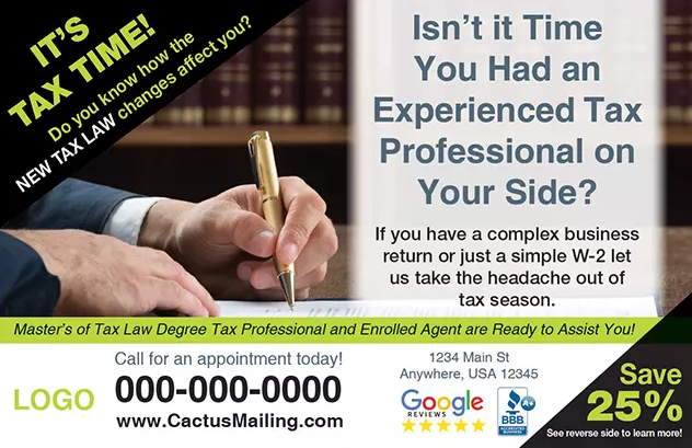 Effective_Accounting_Tax_Service_Marketing_Postcard_Example_2_Front