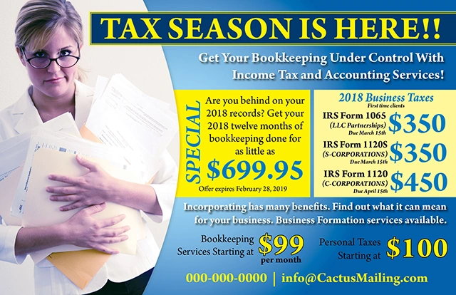 Effective_Accounting_Tax_Service_Marketing_Postcard_Example_8_Front