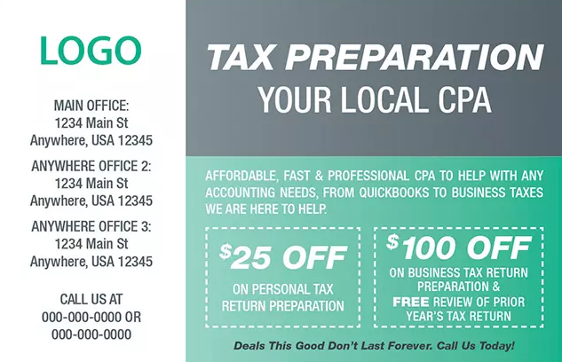 Effective_Accounting_Tax_Service_Marketing_Postcard_Example_9_Front