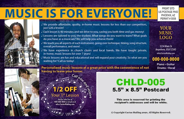 Effective_Childare_Private_School_Marketing_Postcard_Example_3_Back