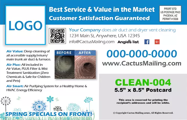 Effective_Cleaning_Service_Marketing_Postcard_Example_2_Back
