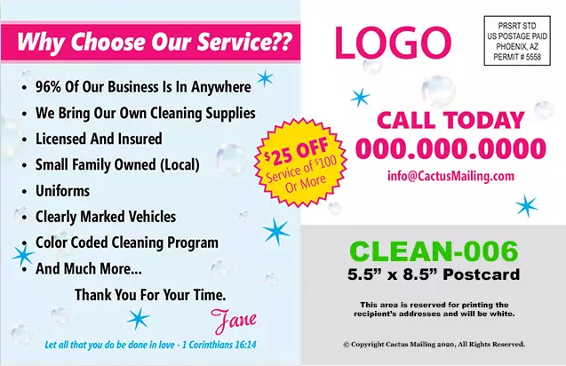 Effective_Cleaning_Service_Marketing_Postcard_Example_1_Back