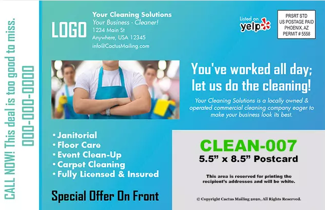 Effective_Cleaning_Service_Marketing_Postcard_Example_5_Back