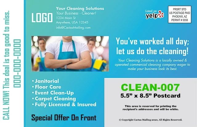 Effective_Cleaning_Service_Marketing_Postcard_Example_5_Back
