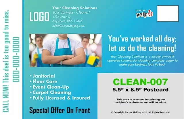 Effective_Cleaning_Service_Marketing_Postcard_Example_5_Back