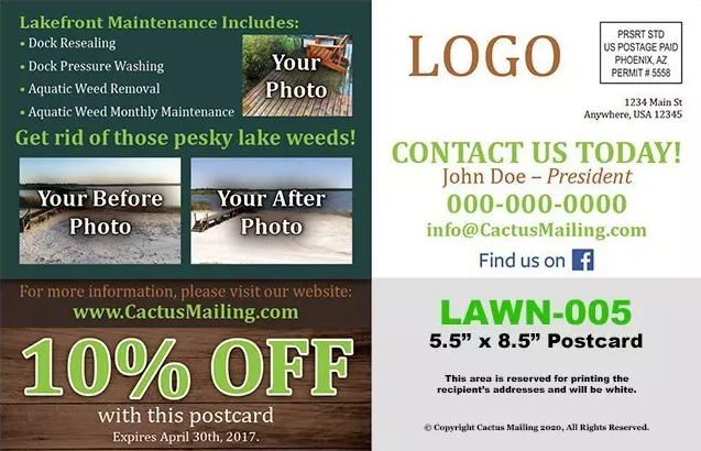 Effective_Landscaping_And_Lawn_Care_Marketing_Postcard_Example_4_Back