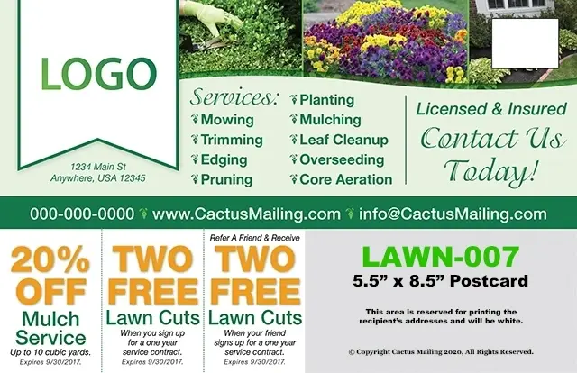 Effective_Landscaping_And_Lawn_Care_Marketing_Postcard_Example_2_Back