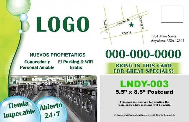 Effective_Dry_Cleaner_Laundromat_Marketing_Postcard_Example_7_Back