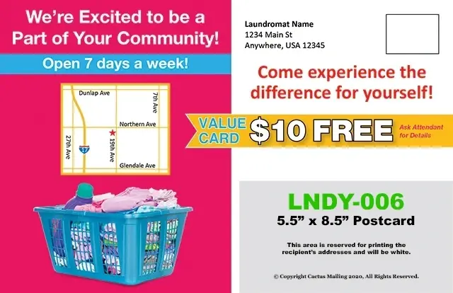 Effective_Dry_Cleaner_Laundromat_Marketing_Postcard_Example_9_Back