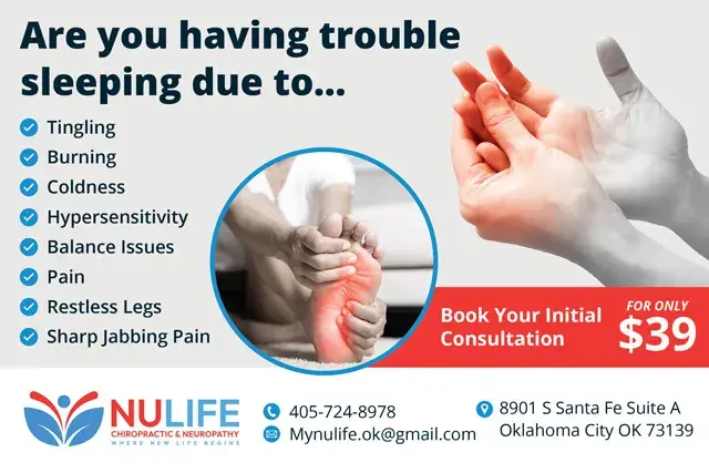 An example of the front of a direct mail postcard for a chiropractic office