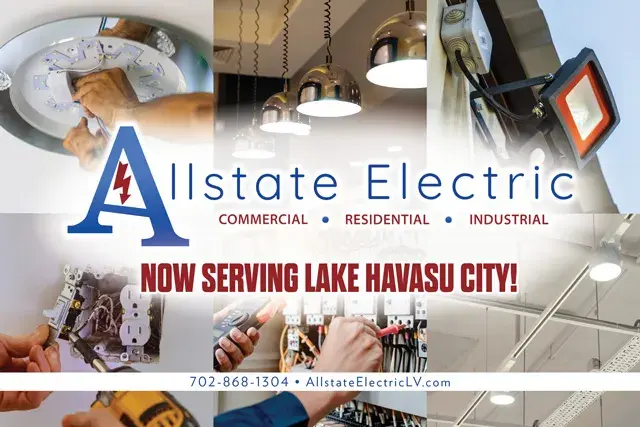 An example of the front of a direct mail postcard for an electrician