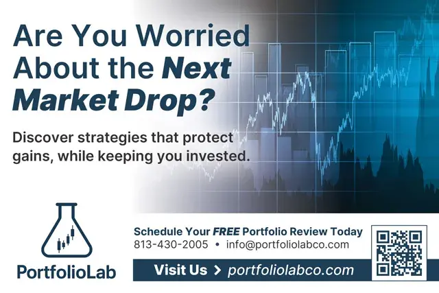 An example of the front of a direct mail postcard for a financial advisor