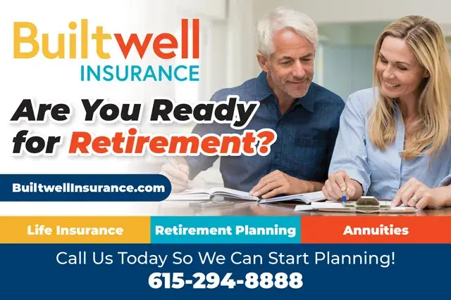 An example of the front of a direct mail postcard for a senior services insurance agency
