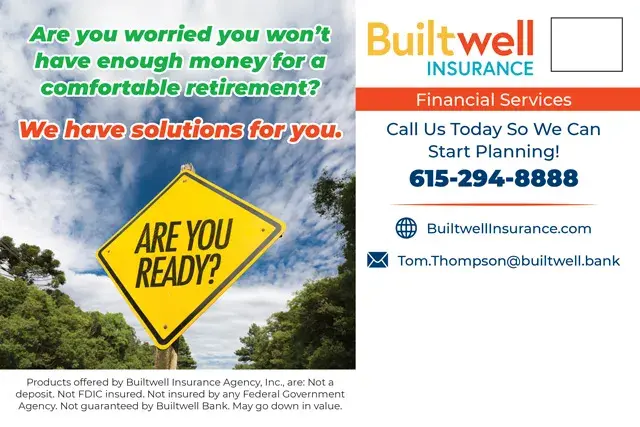 An example of the back of a direct mail postcard for a senior services insurance agency