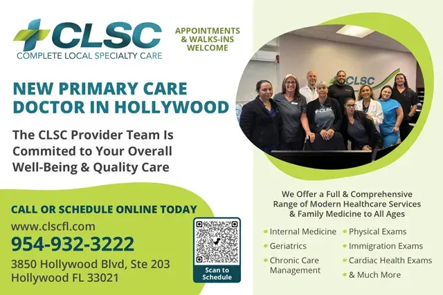 An example of the front of a direct mail postcard for a primary care medical practice