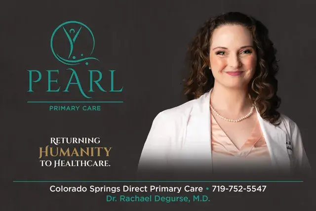An example of the front of a direct mail postcard for a primary care physician