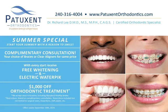 An example of the front of a direct mail postcard for an orthodontics office