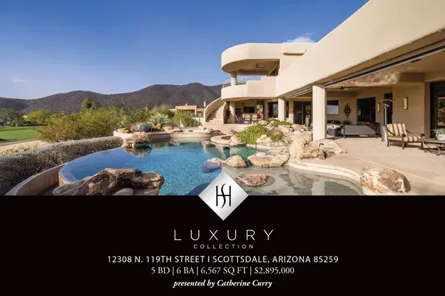 An example of the front of a direct mail postcard for a real Estate Broker