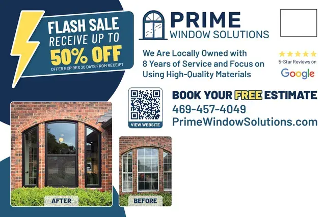 An example of the back of a direct mail postcard for a custom windows installer