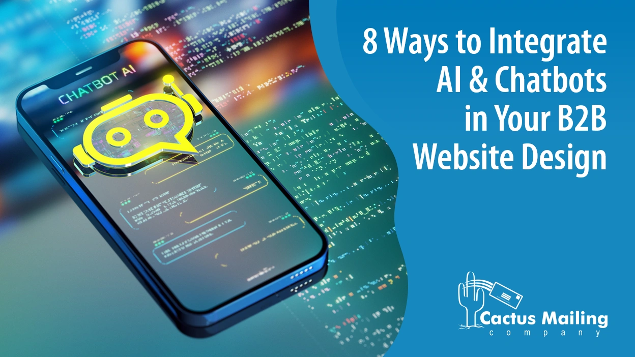 8 Ways to Integrate AI and Chatbots in Your B2B Website Design