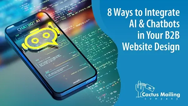 8 Ways to Integrate AI and Chatbots in Your B2B Website Design