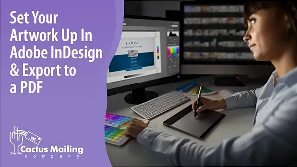Set Your Artwork Up In Adobe InDesign & Export to a PDF