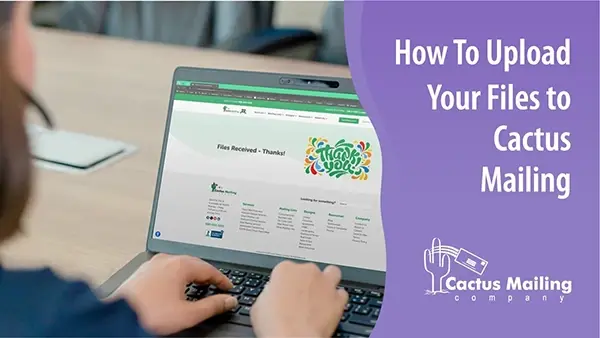 How To Upload Your Files to Cactus Mailing